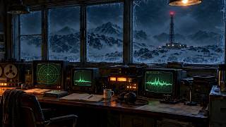 WHITE RELAY - A Watch Room at the Ice Edge | Sci-Fi Ambience | 2 Hours | 4K