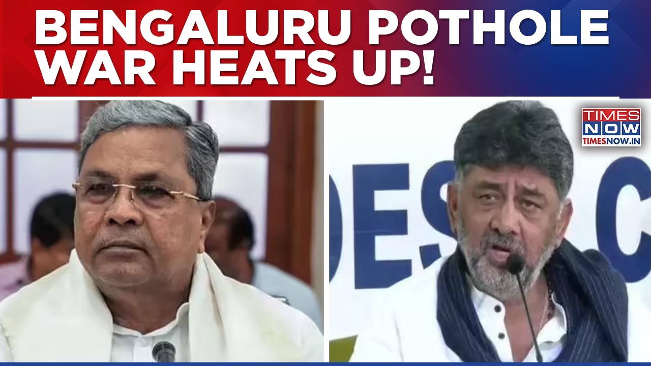 Bengalauru Pothole Politics: BJP Slams Cong's 'Khata-Khata' Model, Calls INC 'I Need Corruption'