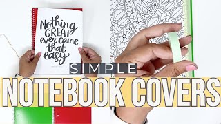 Spiral Notebook Cover Ideas