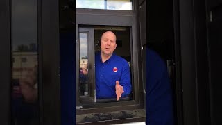 Truck Driver Who Can't Fit Truck in Drive Thru Can't Get Food During Pandemic || ViralHog