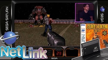 Sega Saturn Netlink Match #11 | Duke Nukem 3D | STADIUM! - Online Multiplayer (VoiP)