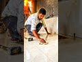 Perfect Tiles Finishing 😍🔥 | Mistri Ka Clean & Smooth Work #shorts #construction #viral #tiles