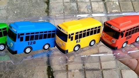 ASMR TOYS UNBOXING NO TALKING | Tayo the little bus