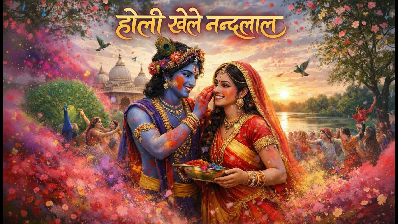 होली खेले नंदलाल | वृंदावन स्पेशल होली गीत | Holi Khele Nandlal | Latest Krishna Holi Bhajan 2026