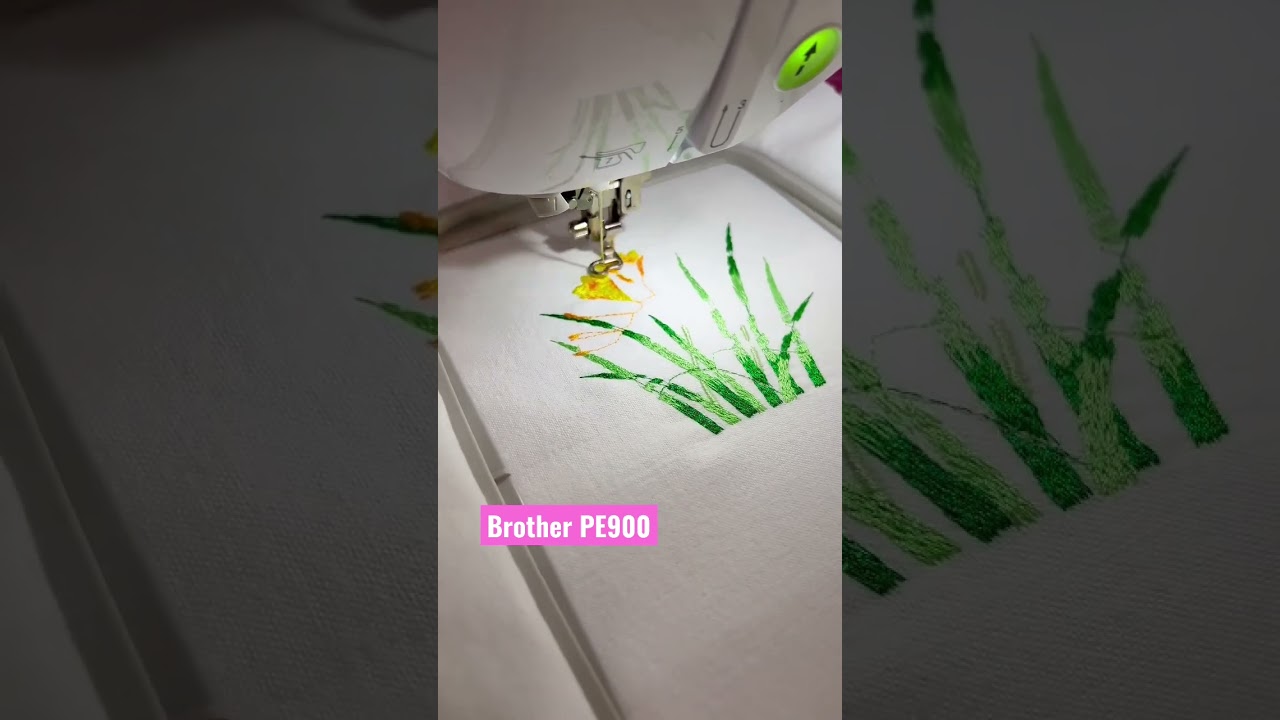 Brother PE900 embroidery machine in action 😍 #notsponsored