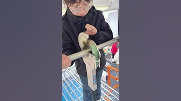 Gas pipeline engineering, automatic pipe welding machine, high-altitude operation #gaspipeline