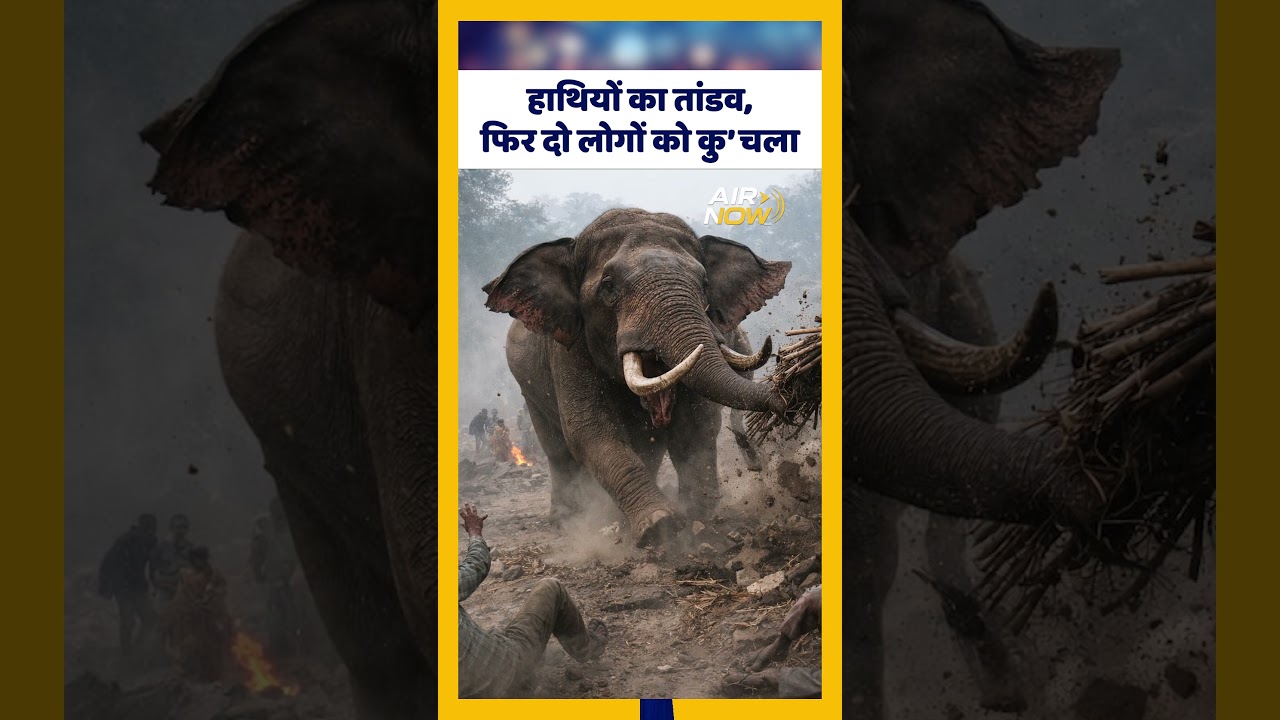 Hazaribagh के चुरचू में हाथियों का तांडव, फिर दो लोगों को कुचला 