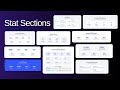 🚀 10 New Stat Sections – Free Download | 200 Bootstrap Blocks, Responsive Design & Modern UI