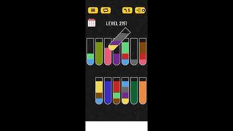 water sort puzzle level 2151
