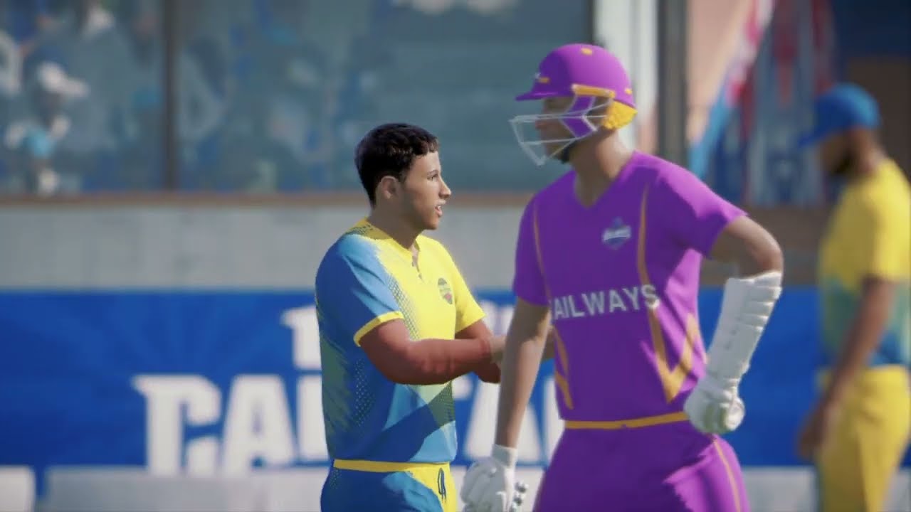 Cricket 26 railways cricket vs andhra pradesh gameplay PS5 pro // sameer games telugu YouTube