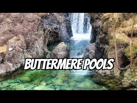 Buttermere pools  hiddengems  lakedistrict  drone  infinitypool