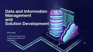 2021 IEB Theory Exam, Question 7: Data and Information Management and Solution Development