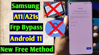Samsung A11/A21s Frp Bypass/Unlock Google Account Lock Android 11 | Smart Switch Error Fix Method
