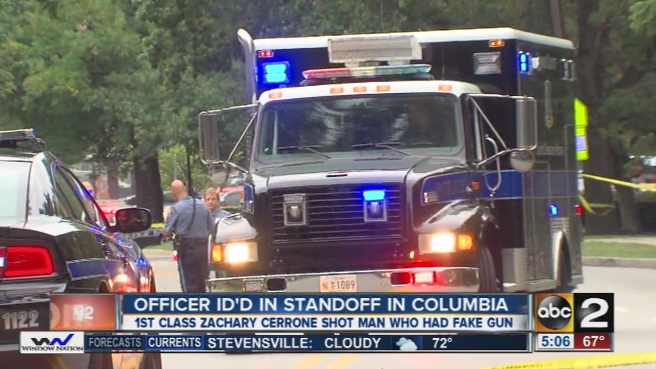 Howard County officer who shot suicidal man identified - YouTube