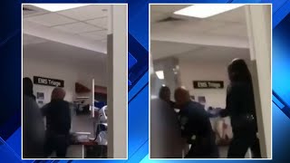 Detroit police officer suspended with pay after video shows him punching naked woman