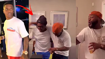 Davido Snub Wizkid after insulting him and Don Jazzy as he Record New Song with Zlatan in Atlanta