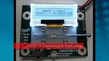 AS5510 - The Smallest Linear Hall Sensor IC with I²C Interface from austriamicrosystems