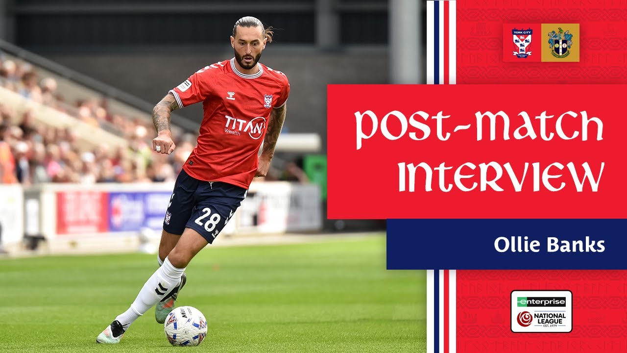 💬 Post Match Interview | Ollie Banks | Sutton United (H)