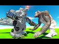 MECHAGODZILLA Fights King Kong - Animal Revolt Battle Simulator