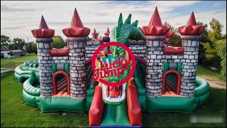 The Dragon's Lair! Epic Medieval Castle Theme Park Indoor Bounce House Modular Layout by LuckyJump