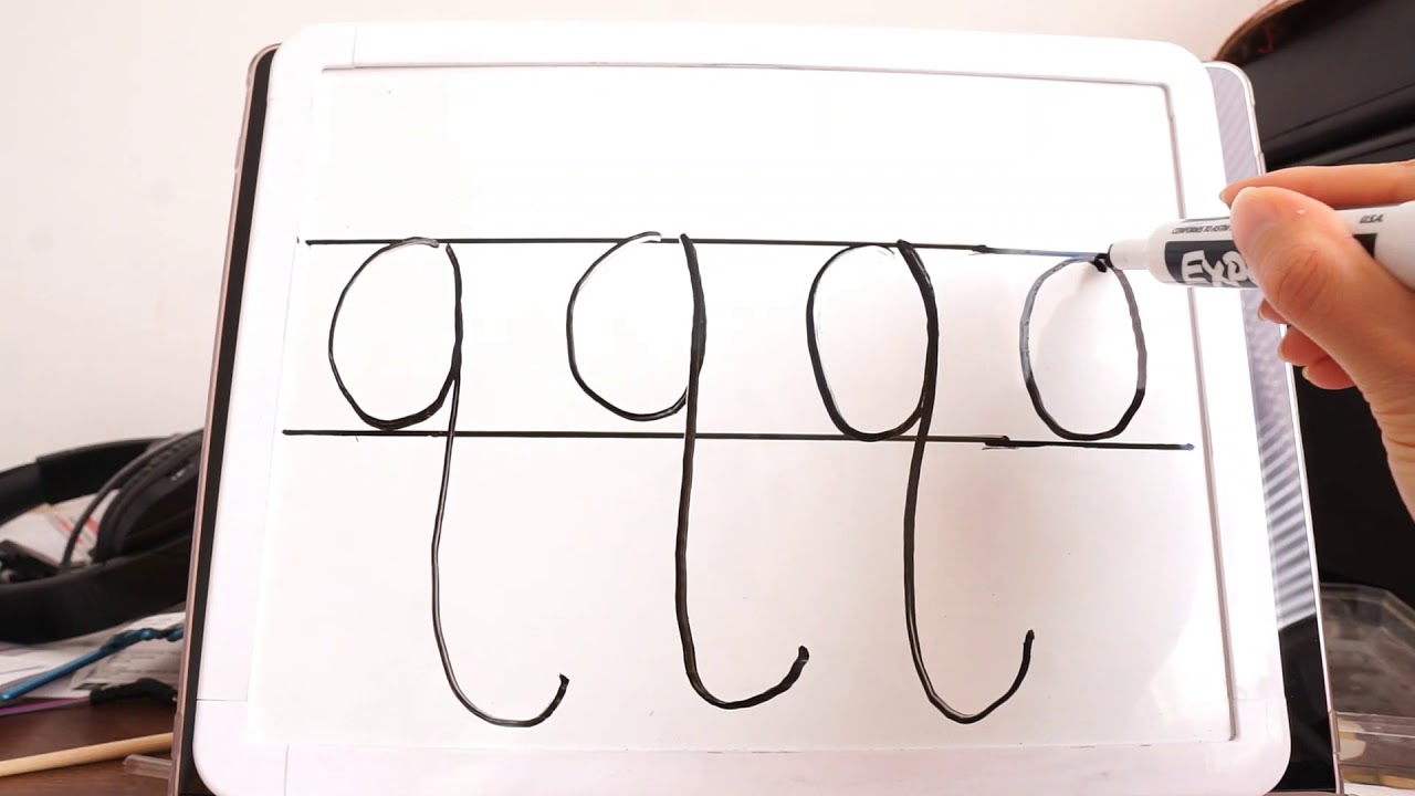 Handwriting Without Tears Lowercase 'q' and 'x' - YouTube