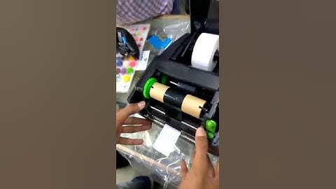 Barcode Printer Setting of Roll and Ribbon By Zamik Infotech Part 2