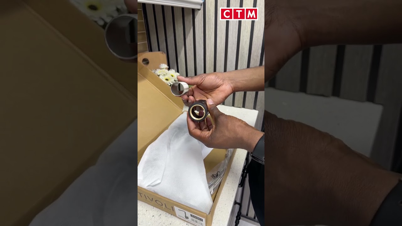 Tivoli Caserta Black Pillar Type Kitchen Sink Mixer Tap  