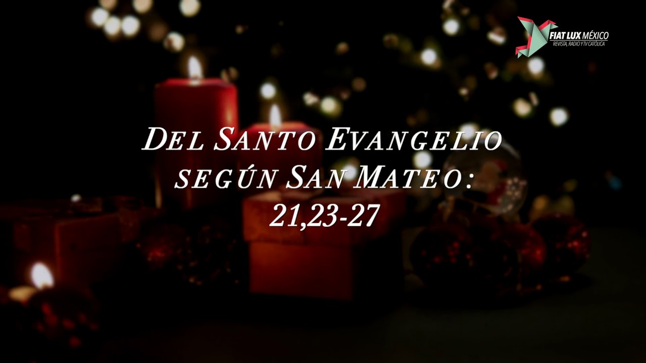 EVANGELIO MARTES 17 DE DICIEMBRE YouTube