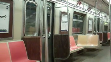 MTA IND Fulton St: Ride on Euclid Av bound R46 (C) train; Shepherd Av -to- Euclid Av