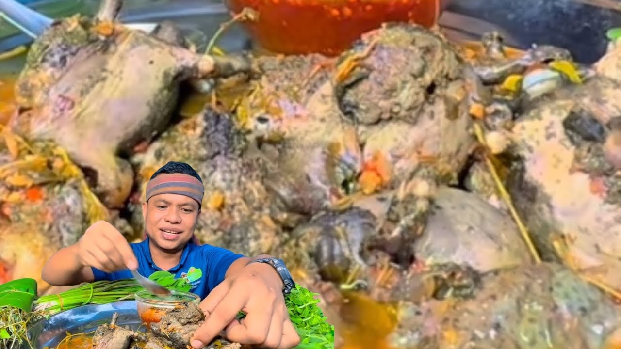 ต้มส้มใส่ใบบักอ่อนๆกับแจ่วๆแซ่บๆ