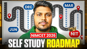 Nimcet 2026 Self Study Roadmap- Free Resources included! 🤩
