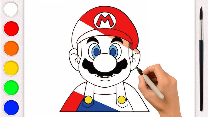 Aprende a dibujar a Mario Bros. Dibujar, pintar y colorear para niños - YouTube aprende-a-dibujar-a-mario-bros-dibujar-pintar-y-colorear-para-ni-os-youtube