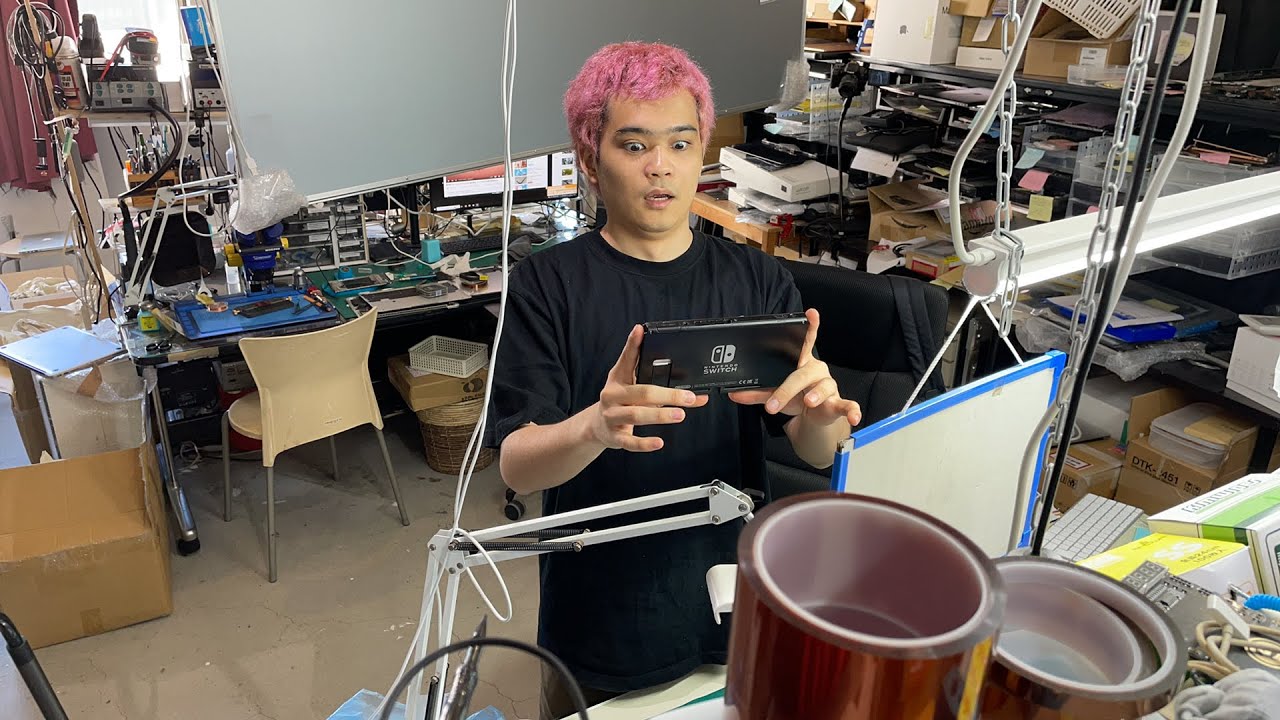 Nintendo Switch オレンジスクリーン修理 データ復旧11000円から - YouTube