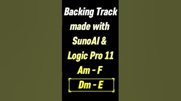 A minor backing track made with Logic Pro 11 and Suno AI #ai #backingtrack #aminor #musicpractice