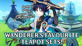 Wanderer's Favorite Serenitea Pot Sets Dialogue! | Genshin Impact 3.3