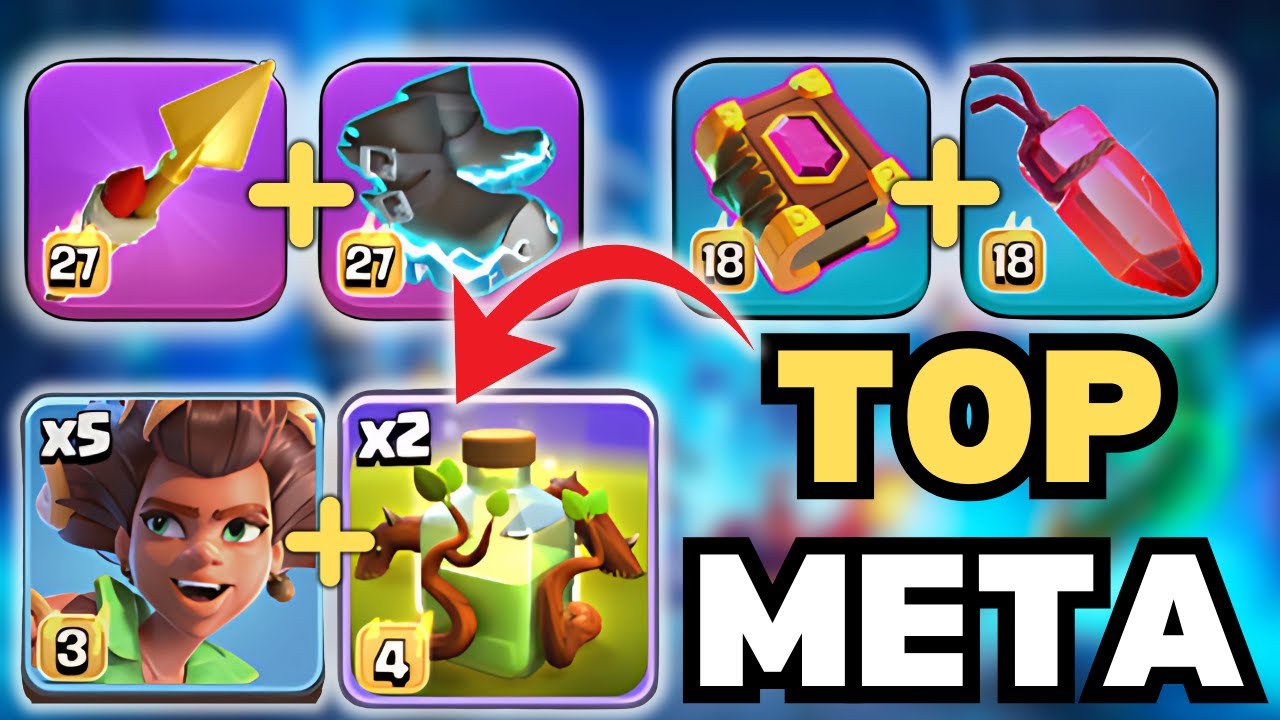 Root Rider Max Level Max's Root Rider Army is the BEST Ground Attack Strategy in Clash Of ...