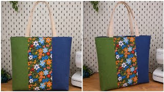 Three Fabrics. One Stunning Tote