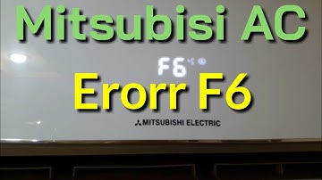 Mitsubisi DC Inverters AC |error code F6|solution |Find fault