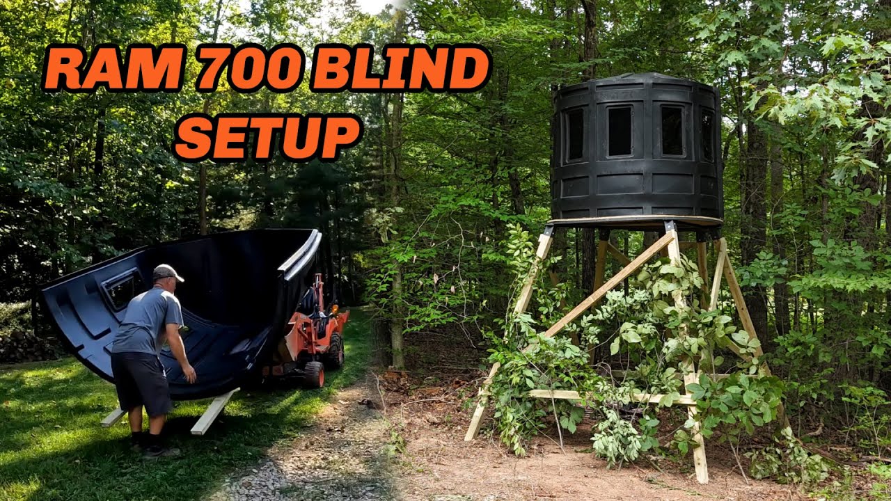 RAM 700 Hunting Blind Set up