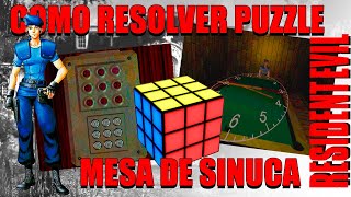 Como Resolver o Puzzle Mesa da Sinuca em Resident Evil [PS1] screenshot 3