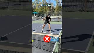 How to Hit a Perfect Pickleball Backhand Roll (Shoulder-Driven Technique) ⚡️ #pickleball