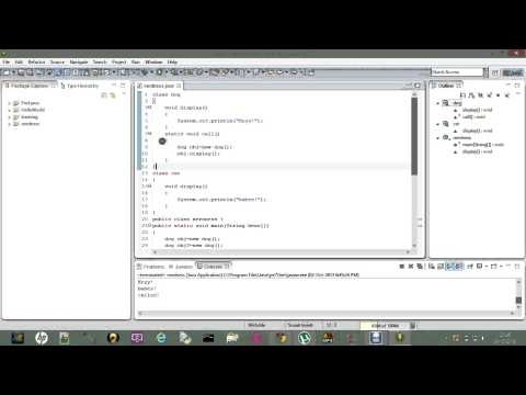 methods within the main class - The very basics of java