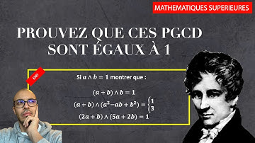 Prouve que ces PGCD sont égaux à 1!