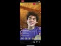 Joshua Bassett’s Live on Instagram (5/06/20)