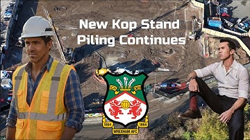 WREXHAM AFC STADIUM NEWS : FROM PLANT POT TO PILES?