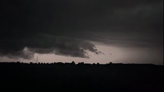 Orage violent supercellulaire - 22 Mai 2022 dans l'Indre (Le Blanc).