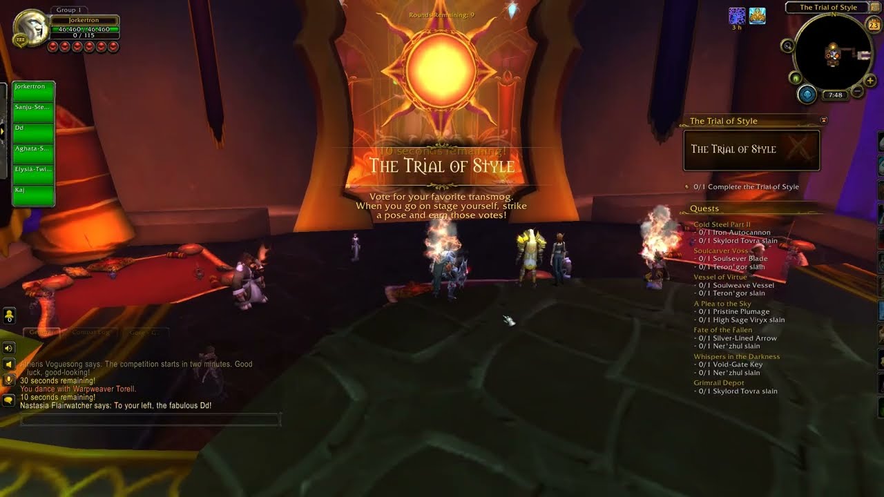 Trial of Style: Ready for Battle Transmog Contest