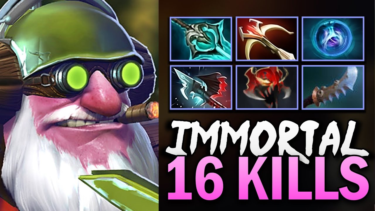 Sniper Gameplay with Disperser and Madness - Dota 7.40