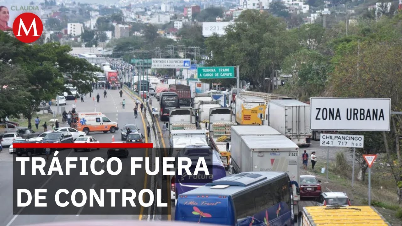Caos en el regreso: Bloqueo en la Autopista del Sol paraliza Acapulco