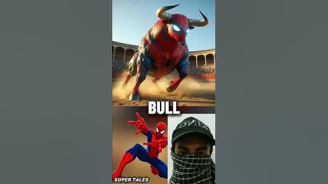 superheroes but bull 🐂 Marvel and DC All characters #avengers #shorts #spiderman #marvel #shorts